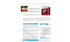 Food and Flavor Science Application - Brochure