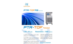 IONICON - Model PTR-TOF 1000 - Compact Trace Gas Analyzer - Brochure