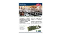 TITAN MBR Membrane Bioreactor Treatment System for Food & Beverage Applications - Brochure