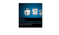 AC Master Electromagnetic Flowmeter FSM4000 Brochure