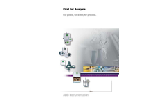 First for Analysis. For Power, For Water, For Process Brochure