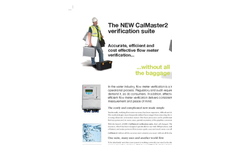 The NEW CalMaster2 Verification Suite Brochure