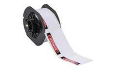 Brady - Model B30 - All Weather Permanent Adhesive Vinyl Labels, Pre-printed Header, for Printers