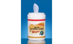 GlobalTech - Model BSC-10A - Electronics Cleaner Saturated Wipes