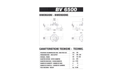 Model BV 6500 - Vertical Axis Mill Technical Datasheet