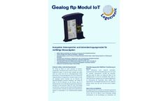 Logotronic - Model Gealog FTP - Compact IoT Data Storage and Data Transmission Module- Brochure