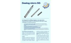 Logotronic - Model Gealog micro SG - Communication Module - Brochure