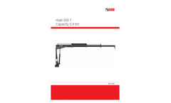 Loader Cranes 008T Series- Brochure
