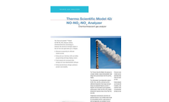 Thermo Scientific - Model 42i NO-NO2 -NO x  Analyzer - Datasheet