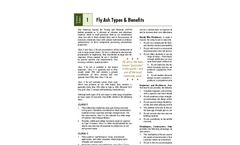 Fly Ash Types & Benefits - Technical Bulletin