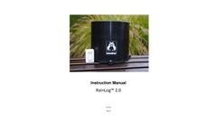 RainLog 2.0 Rainfall Data Logger - Brochure