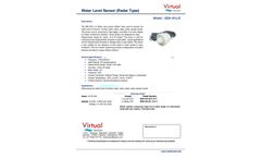 Water Level Sensor Radar Type - Brochure
