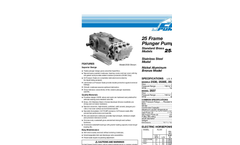 2530-2530E Triplex 25 Frame Plunger Pump Data Sheet