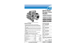 3DX Direct-Drive Plunger Pump Series Data Sheet