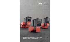 WL(K) series | Single-shaft shredder