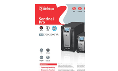 Pro - Model 700 - 3000 VA - Sentinel Online UPS System - Brochure