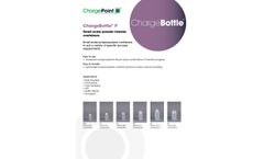 ChargeBottle - Model P - Pharmaceutical Powder Transfer Bottle - Brochure