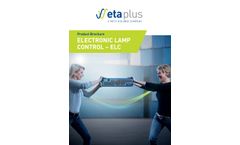 ETA - Model X_B Series - Electronic Lamp Controls (ELC) System - Brochure