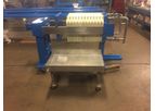 Sperry - Model 407mm - Stainless Steel Tri Clover Manifold Filtration Press for High-Efficiency Liquid-Solid Separation