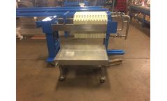 Sperry - Model 407mm - Stainless Steel Tri Clover Manifold Filtration Press for High-Efficiency Liquid-Solid Separation
