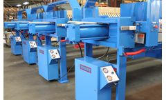 Sperry - Model 1000mm 40 Cubic Ft - High-Capacity 1000mm Filter Press with S.S. Chain Guards - Designed for Efficient Filtration in Dye Production