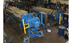 Sperry - Model 1000mm - High-Pressure Filter Press for Environmental Services, Wastewater Treatment, and Chemical Processing
