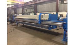 Sperry - Model 1225mm 100 Cubic Ft - Advanced Membrane Plate Technology Filter Press for Chemical Processing and Wastewater Treatment
