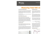 Measurement Solution for Measuring Total VOC via FTIR - Application Datasheet