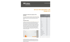 Measurement Solution for AD-211 VOC Speciation in Natural Gas, Syngas & Gasification - Application Datasheet