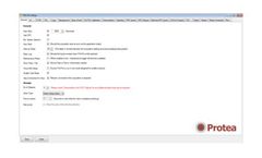 Protea - Version PAS Pro - Fixed Process Analyser Control Software