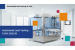 WILCO Automated Leak Testing of vials R DPX - Being sure. - Video