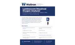 Waltron - Model 9165 - Luminescent Dissolved Oxygen Analyzer - Brochure