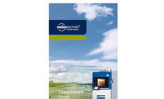 Model Type TS - Temperature Shock Tests Cabinets Brochure