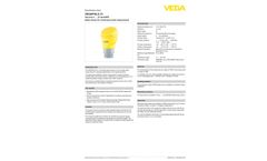  	VEGAPULS - Model 21 - Compact Radar Sensor for Continuous Level Measurement - Brochure