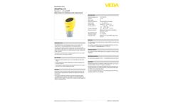  	VEGAPULS - Model 31 - Compact Radar Sensor for Continuous Level Measurement PARENT 	 - Brochure