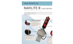 Obsta - Model Navilite-230V - Red Fixed Low Intensity Lamp - Brochure