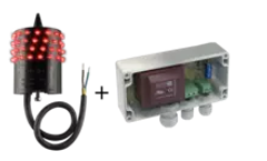 Obsta - Model Navilite-230V - Red Fixed Low Intensity Lamp