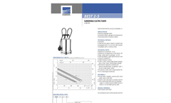BEST - Model 2-5 - Submersible Electric Pumps Brochure