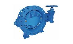 Model DN200 - DN3000 (EPDM) - Flanged Eccentric Butterfly Valve
