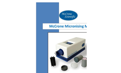 McCrone Micronising Mill- Brochure