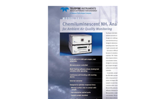 TAPI - Model 201 E - Chemiluminescent NH3 Analyzer For Ambient Air Quality Monitoring Brochure