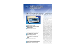 TAPI - Model 703E - Microprocessor Controlled Photometric Ozone Calibrator Brochure