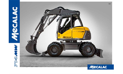 Mecalac - Model 7MWR - Wheel Excavator - Brochure