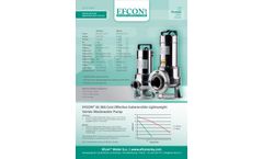 Efcon - Wastewater Pumps and Pits - Brochure