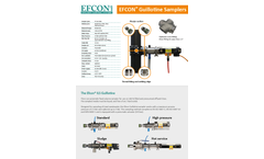 Efcon - Model ILS - Inline Guillotine Wastewater Sampler - Brochure
