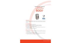 Servinox - Model BOGV - Pressure and Depression Safety Valve - Datasheet