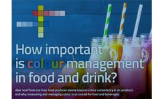 How important is colour management in food and drink?