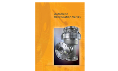 Automatic Recirculation Valve - Brochure