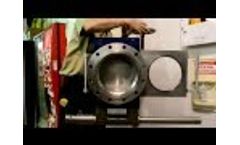 10" ASME Class 150 Cam-Slide Line Blind Video