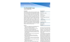 Filtrasorb - 816 - Granular Activated Carbon - Brochure